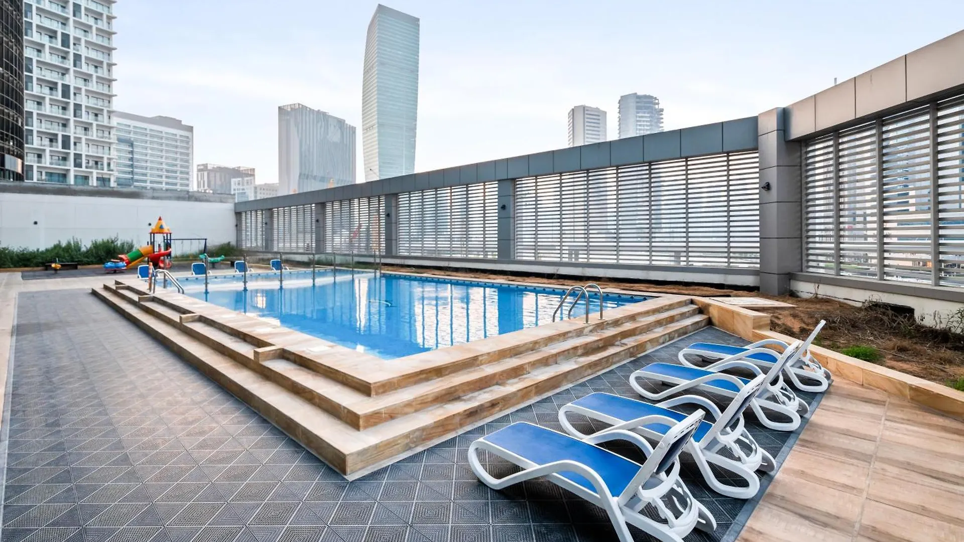 アパート Cozy Business Bay Studio With Burj Khalifa View ドバイ